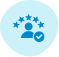 ExpertCallers - Customer Satisfaction Score (CSAT) icon