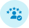 ExpertCallers - Customer Satisfaction Score (CSAT) icon